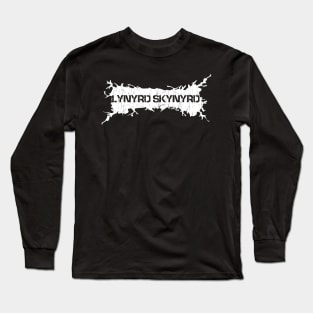 White Distressed - Lynyrd Skynyrd Long Sleeve T-Shirt